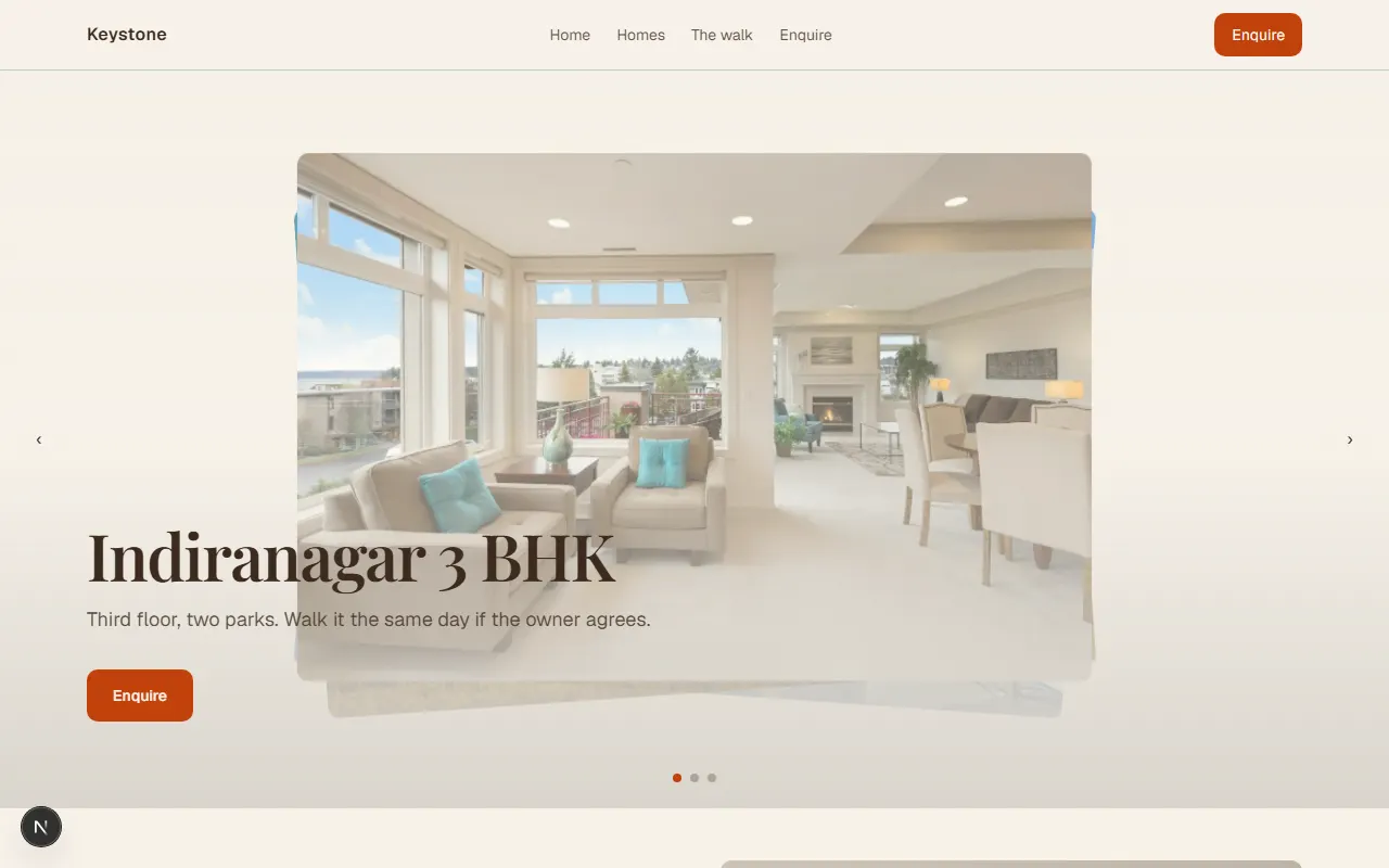 Keystone storefront preview